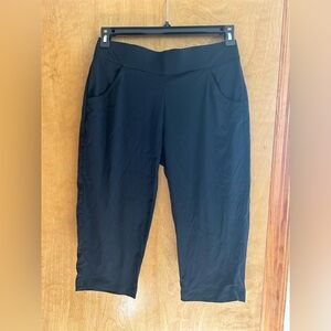 Women's Columbia black Capri